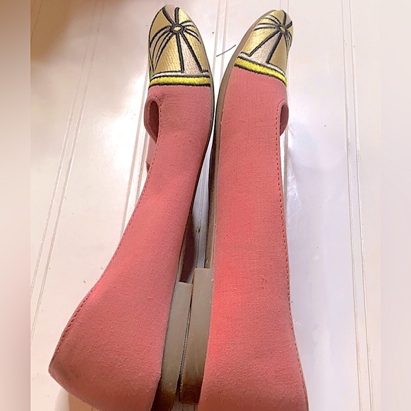 Lush Pink Summer Lemon Flats by Authentic American Heritage size 8 - Picture 4 of 7